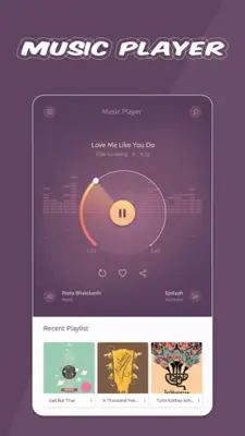 Music Player android App screenshot 2