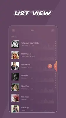 Music Player android App screenshot 3